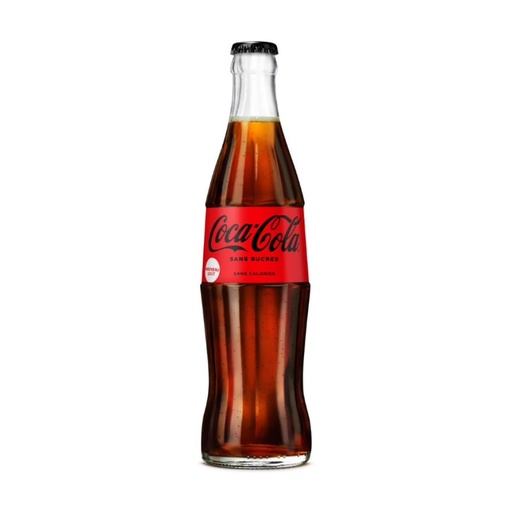 [5280] Coca-Cola sans sucres en verre consigné 33cl x 24